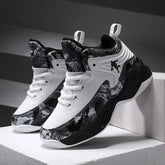 Boys Basketball Shoes Non-Slip Sneakers 661-CY-BlackRed and BlackWhite - Himpall